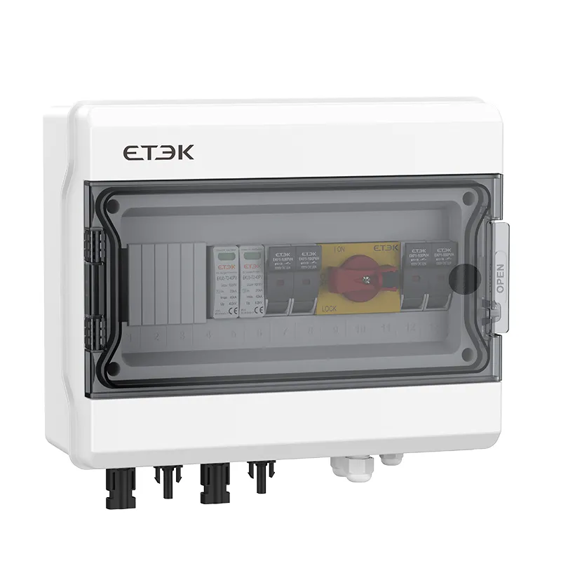 2 in 1 out DC 1000V Combiner Box