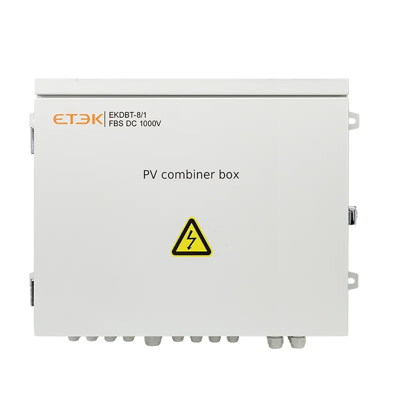 8 in 1 out DC 1000V Combiner Box