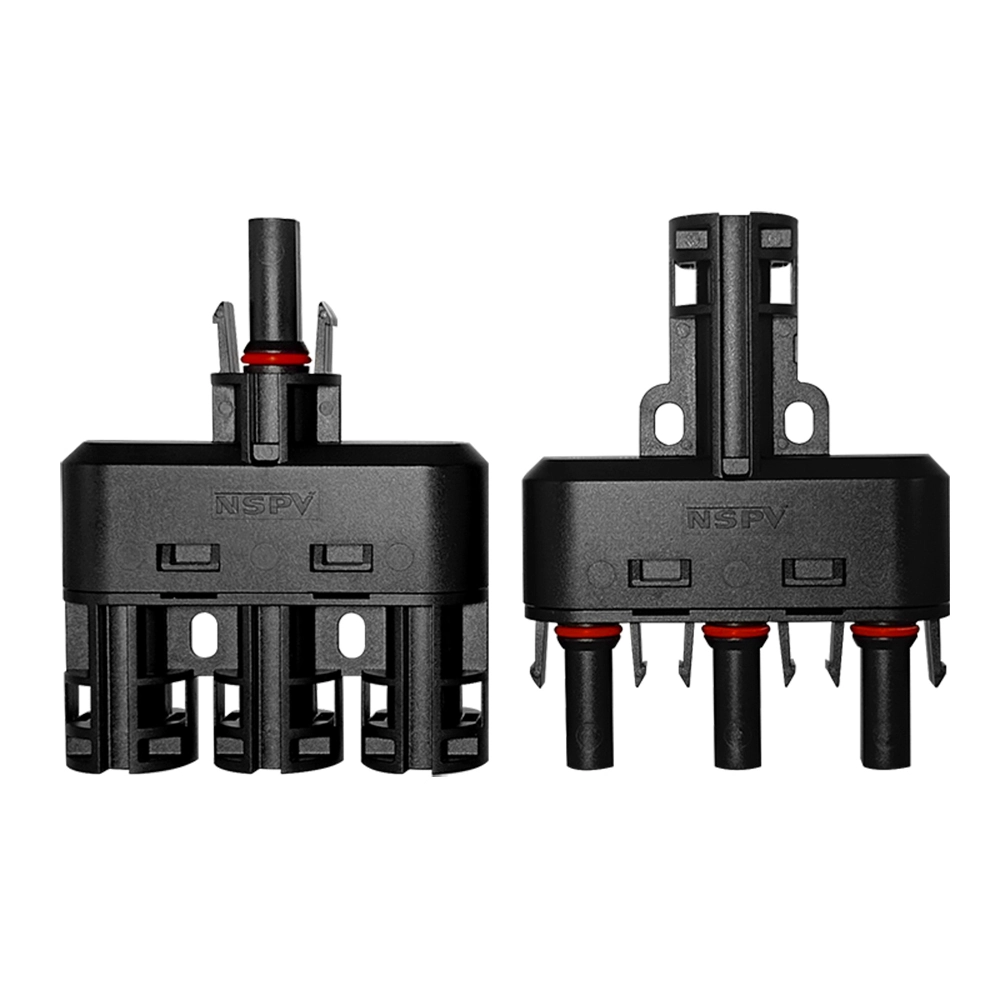 NSPV Solar 1500VDC Cable Branch Connector 3-In-1