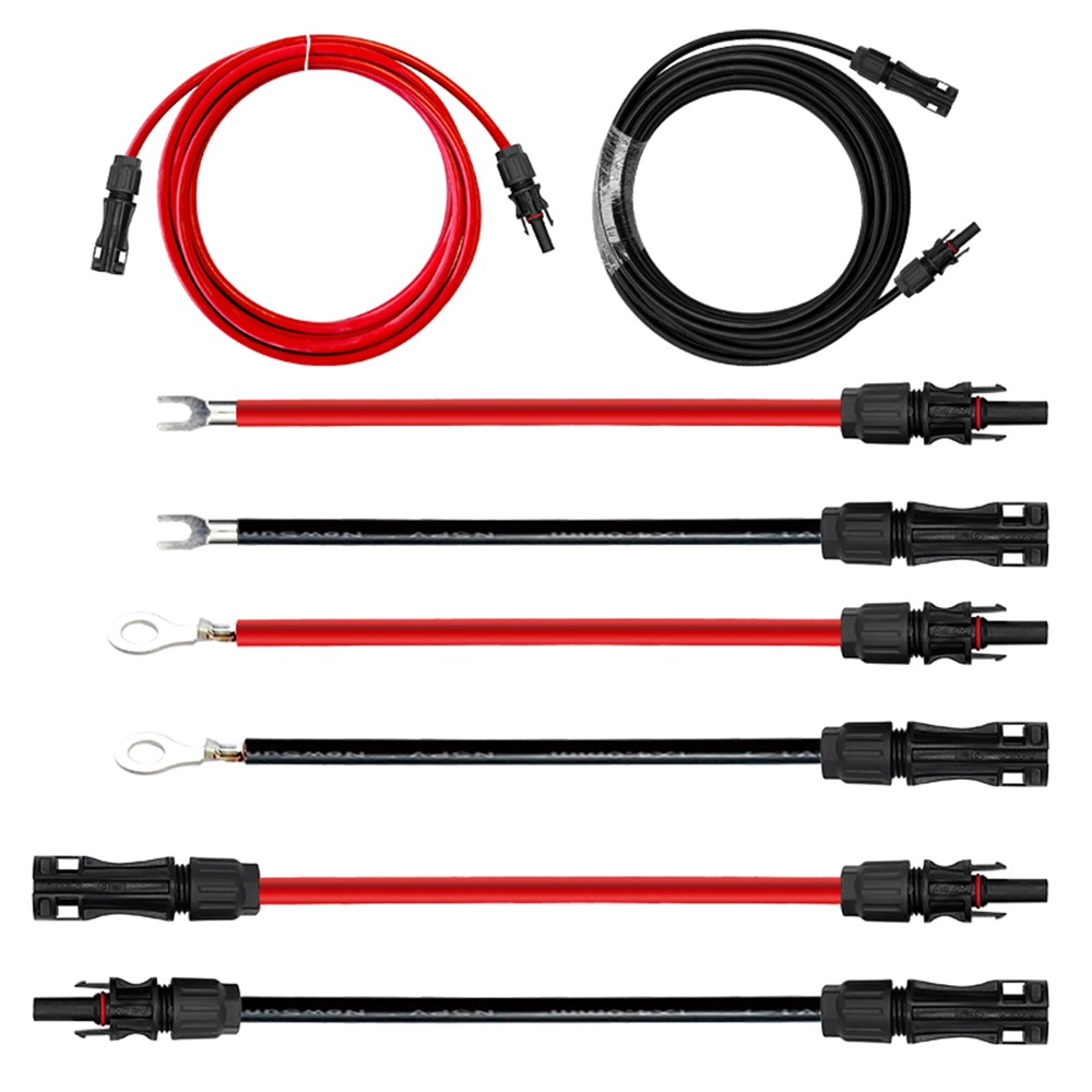 NSPV Brand Solar Cable Connector to O Ring Terminal PV Solution