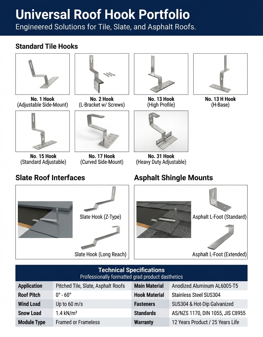 Universal Tile Hook System